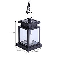 Candle Lantern, Our Garden Patio Yard Lamp LED Solar Powered Hanging Candle Light