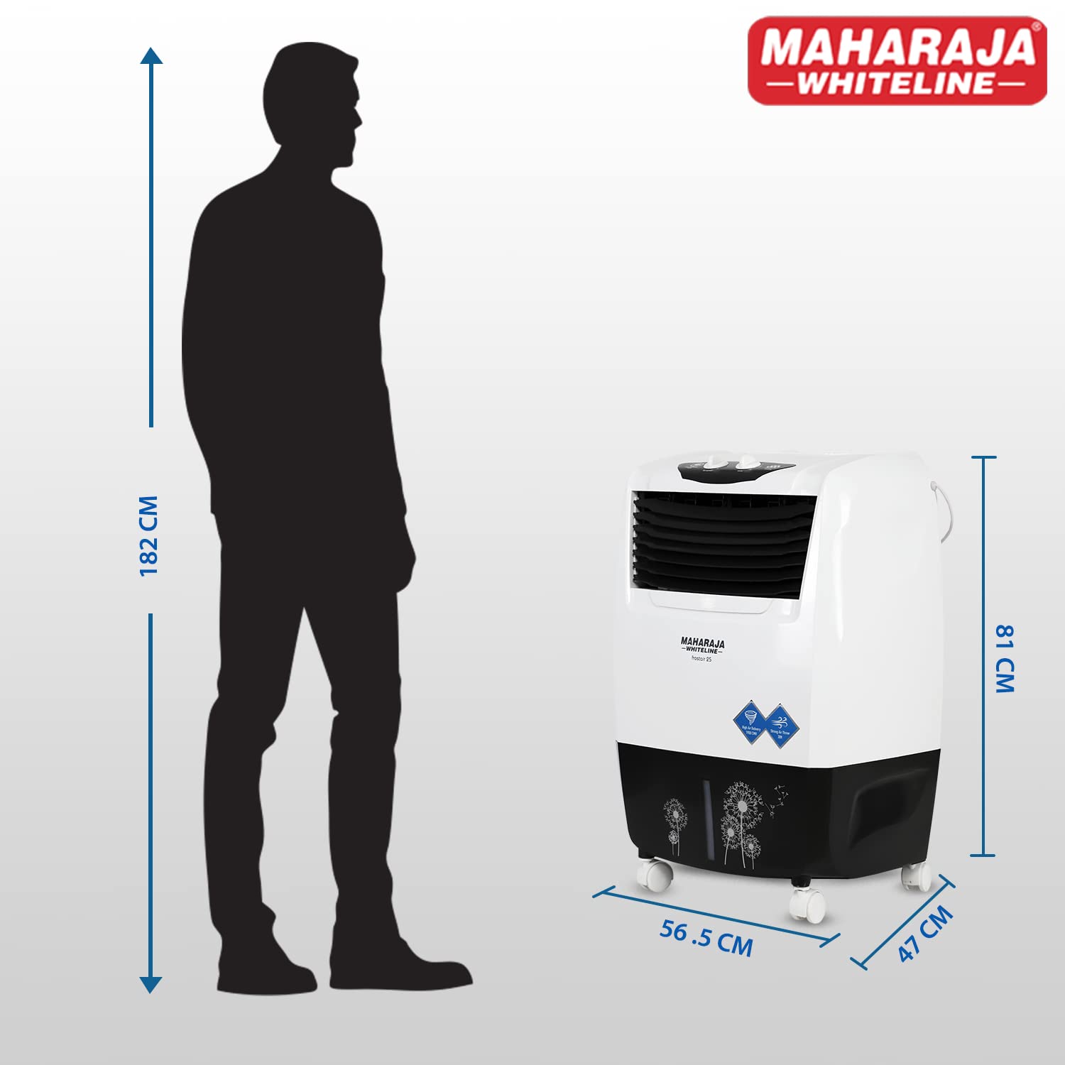 Maharaja White line Frost Air 25 Air Cooler, 22 Liter, Maharaja White line Frost Air 25 Air Cooler, 22 Liter,
