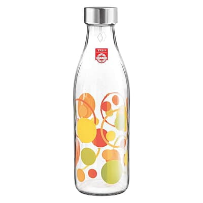 Treo by Milton Ivory Premium Glass Printed Bottle 1000 ml, 1 Pc