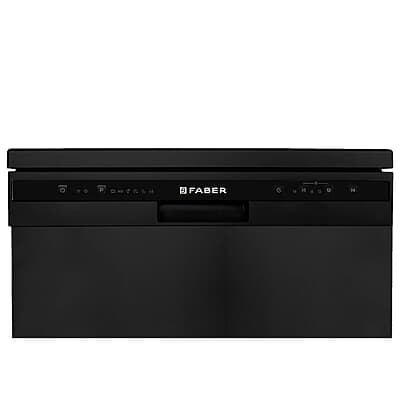 Faber 12 Place Settings Dishwasher (FFSD 6PR 12S, Neo Black, Best suited for Indian Kitchen, Hygiene Wash
