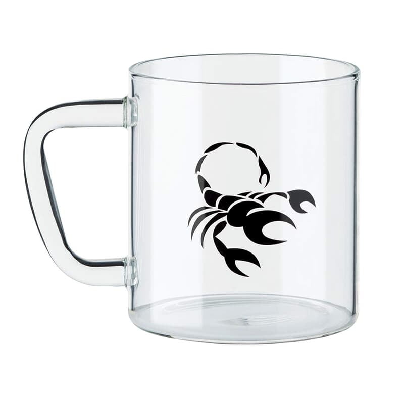 Borosil Classic Scorpio Mug, 305ml, Transparent