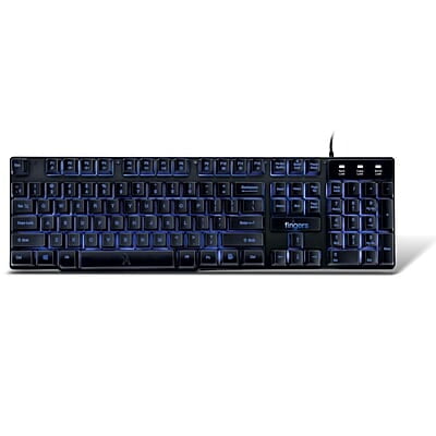 Fingers Blazing Bluelit Wired Keyboard