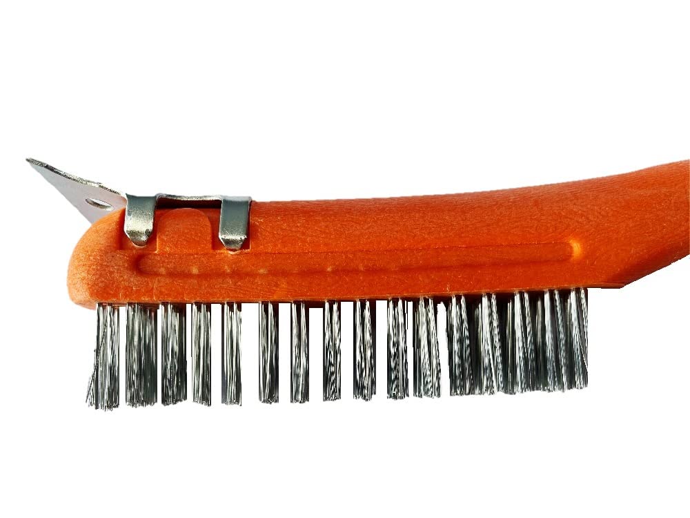Jon Bhandari Steel Wire Brush With Scraper  JB-B-024