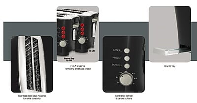 Havells Feasto 4S Pop Toaster - 1350 Watts