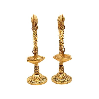 Brass Parrot Hanging Diya/Vilakku,Lamp Brass Parrot Hanging Diya/Vilakku,Lamp