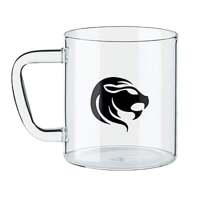 Borosil Glass Mug LEO - Transparent, 305Ml Borosil Glass Mug LEO - Transparent, 305Ml