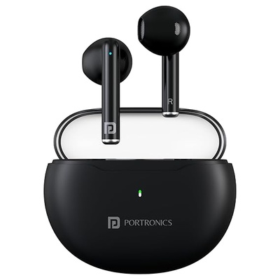Portronics Twins S20 in Ear TWS Earbuds with 35 Hour Playtime, Touch Control, Low Latency, Game & Music Mode, 13mm Bass Dynamic Driver, IPX5 Water & Sweat Resistance, Type C Fast Charging Portronics Twins S20 in Ear TWS Earbuds with 35 Hour Playtime, Touch Control, Low Latency, Game & Music Mode, 13mm Bass Dynamic Driver, IPX5 Water & Sweat Resistance, Type C Fast Charging