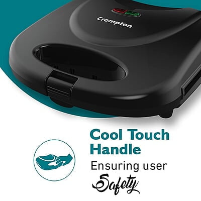 Crompton Instaserve Toast 800 Watts Sandwichmaker with Powerful Heating element