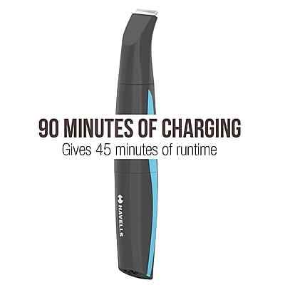 Havells Multi Grooming Kit Gs6532, 5-In-1 With Protective Combs, Rechargeable - All-In-One Trimmer Comes Wth Pouch, Corded Electric