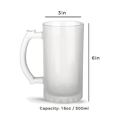 Sublimation Printed Froaster Beer Mug with Handle Beer I Hate Dry Days Beer Mug for Freezer | Gift Sublimation Printed Froaster Beer Mug with Handle Beer I Hate Dry Days Beer Mug for Freezer | Gift