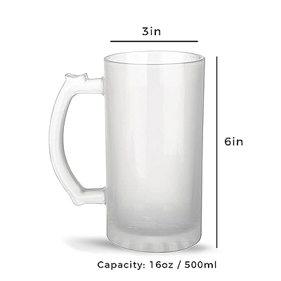 Sublimation Printed Froaster Beer Mug with Handle Beer is The Answer Funny Quotes | Beer Mug Sublimation Printed Froaster Beer Mug with Handle Beer is The Answer Funny Quotes | Beer Mug