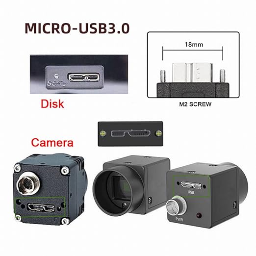 USB 3.0 Type Micro B with Locking Assemblable DIY Connector Plug Kit