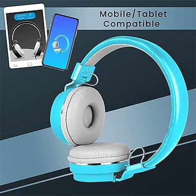 Zebronics Zeb-Storm Wired On Ear Headphone with 3.5mm Jack, Built in Microphone for Calling, 1.5 Meter Cable, Soft Ear Cushion, Adjustable Headband, Foldable Ear Cups and Lightweight Design