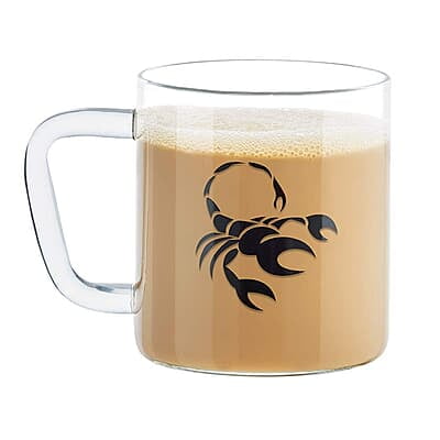 Borosil Classic Scorpio Mug, 305ml, Transparent