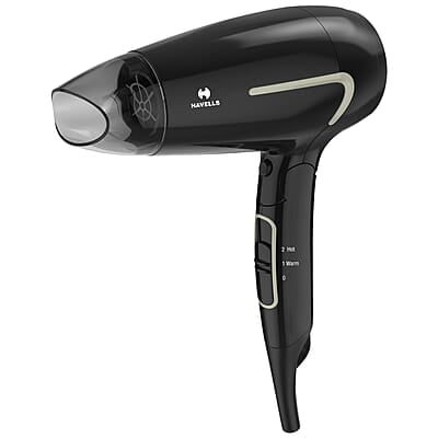 Havells 1600W Unisex Foldable Hair Dryer 3 Heat Settings (Hot/Warm/Cold)