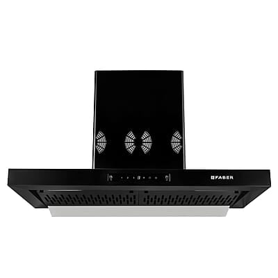 Faber 90cm 1250 m3/hr 6 way silent suction, Autoclean Chimney, Filterless Touch & Gesture Control