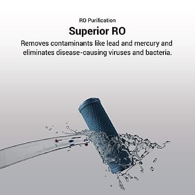 Aquaguard Champ RO+UV Water Purifier | Free Service Plan Worth ₹2000 | Suitable for Borewell, Tanker & Municipal Water | 30x Impurity Removal vs Local Purifiers