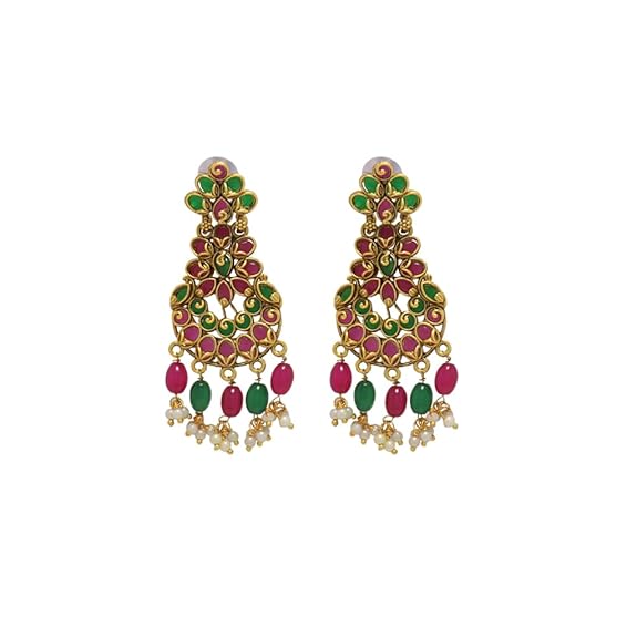 SRIMATHI JEWELLERS Floral design choker set SRIMATHI JEWELLERS Floral design choker set