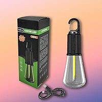 2 No Retro Rechargeable Bulb Warm Light Lantern for Outdoor Activities and Emergency Situations