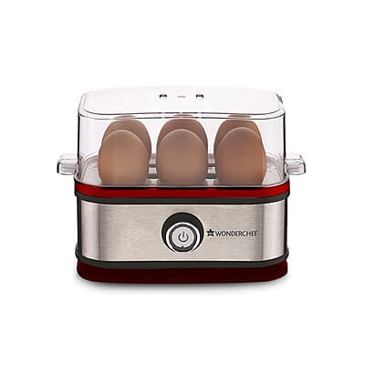 Wonderchef Crimson Edge Instant Electric Egg Boiler with 6 Egg Poachers