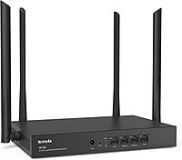 TENDA W18E AC1200 Gigabit Wireless Hotspot Router, 300 Square Meters, 867Mbps/300Mbps, 50 Users, Gigabit Port, 4xAntenna, Domain Maintenance TENDA W18E AC1200 Gigabit Wireless Hotspot Router, 300 Square Meters, 867Mbps/300Mbps, 50 Users, Gigabit Port, 4xAntenna, Domain Maintenance