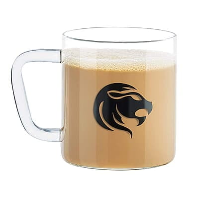 Borosil Glass Mug LEO - Transparent, 305Ml Borosil Glass Mug LEO - Transparent, 305Ml