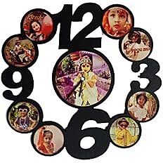 Sublimation Printed Wall Clock MDF Sublimation Photo Printed 9 Photo Print Sublimation Printed Wall Clock MDF Sublimation Photo Printed 9 Photo Print