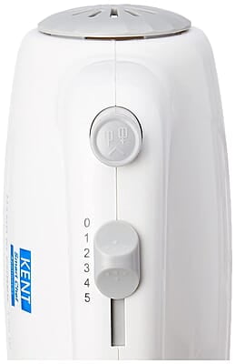 KENT 150W 16050, 5 Speed Control, Copper Motor, Multiple Beaters, Overheating Protection, Food Grade Plastic Body Hand Blender (White)