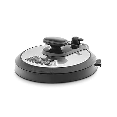 Borosil Instacook 6 L Electric Stainless Steel Pressure Cooker | 12 Digitized Indian Cooking Programs | 15 Hour Delay Timer | One Touch Instat Cooking | Idli Maker, Rice Cooker | 2 Year Warranty