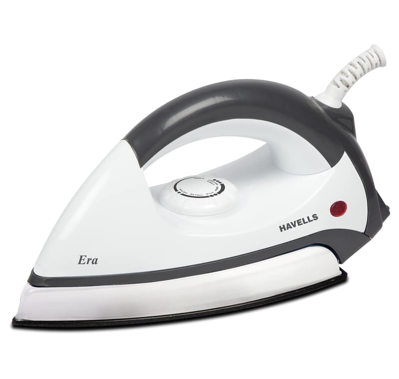 Havells Plastic Era 1000-Watt Dry Iron (Grey/White), 1100 Watts Havells Plastic Era 1000-Watt Dry Iron (Grey/White), 1100 Watts