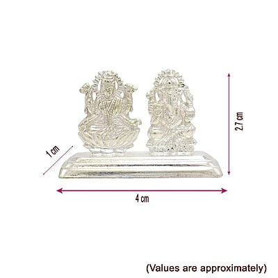 Silver Lord Ganapathy, Lakshmi Idol
