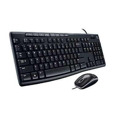 Logitech MK200 Media Wired Keyboard and Mouse