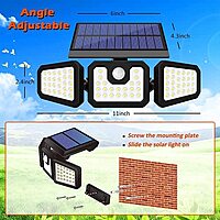 Scorpio -3 Solar Garden Lamp  LED Solar Motion Sensor Lights
