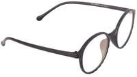 Unisex Medium Round Spectacle Frame. Glossy Black Color Frame. Transparent ARC Lens. Unisex Medium Round Spectacle Frame. Glossy Black Color Frame. Transparent ARC Lens.