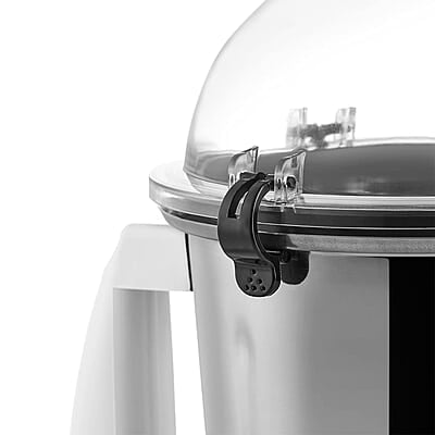 Borosil Supermax Mixer Grinder, For Wet/Dry Mixing & Grinding, 750 Watts, 3 Stainless Steel Jars(1.5 L Blending Jar, 1 L Dry/Wet Grinder, 400 ml Chutney Jar), Mixie For Kitchen, Blue