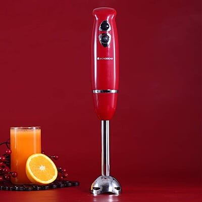 Wonderchef Crimson Edge 400 W Electric Hand Blender 2 Speed Selection Wonderchef Crimson Edge 400 W Electric Hand Blender 2 Speed Selection