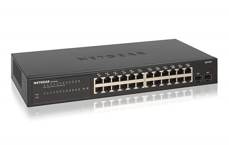 Netgear GS324T 24 Port Giga Switch' Netgear GS324T 24 Port Giga Switch'