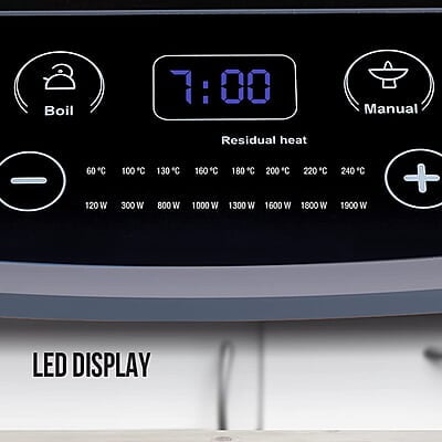 Havells Insta Cook Et-X Induction Cooktop, Dark Grey 1900 W, Ceramic Glass