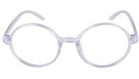 Unisex Round Large Spectacle Frames. Transparent Color Frame. Unisex Round Large Spectacle Frames. Transparent Color Frame.