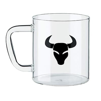 Borosil Glass Mug - 1 Piece, Taurus Transparent, 305ml Borosil Glass Mug - 1 Piece, Taurus Transparent, 305ml