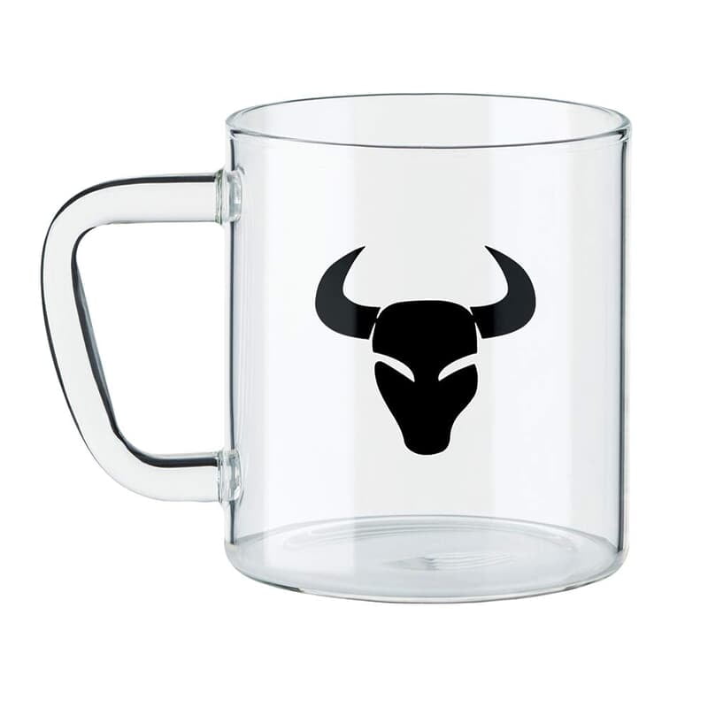 Borosil Glass Mug - 1 Piece, Taurus Transparent, 305ml Borosil Glass Mug - 1 Piece, Taurus Transparent, 305ml