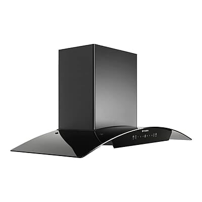 Faber 75 cm 1500 m³/hr Autoclean Curved Shape Kitchen Chimney HOOD PRIMUS PLUS ENERGY IN HCSC BK 75 with SS Baffle Filter