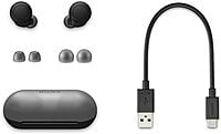Sony WF-C500 Truly Wireless Bluetooth Earbuds with 20Hrs Battery, True Wireless Earbuds, Mic for Phone Calls, Quick Charge - Black Sony WF-C500 Truly Wireless Bluetooth Earbuds with 20Hrs Battery, True Wireless Earbuds, Mic for Phone Calls, Quick Charge - Black