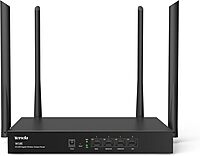 TENDA W18E AC1200 Gigabit Wireless Hotspot Router, 300 Square Meters, 867Mbps/300Mbps, 50 Users, Gigabit Port, 4xAntenna, Domain Maintenance TENDA W18E AC1200 Gigabit Wireless Hotspot Router, 300 Square Meters, 867Mbps/300Mbps, 50 Users, Gigabit Port, 4xAntenna, Domain Maintenance