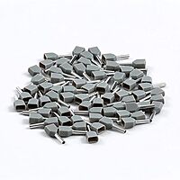 2.5 sq.mm Twin Insulated Ferrule (GREY) Pack of 10 2.5 sq.mm Twin Insulated Ferrule (GREY) Pack of 10