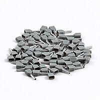 4 sq.mm Twin Insulated Ferrule GREY Pack of 10 4 sq.mm Twin Insulated Ferrule GREY Pack of 10