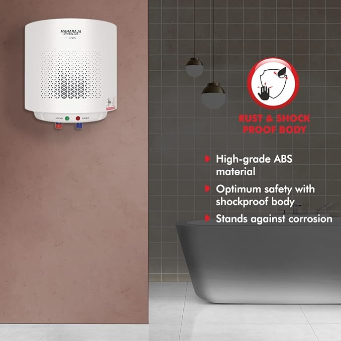 Maharaja Whiteline Ednis Neo Water Heater/Geyser, 10 Liters