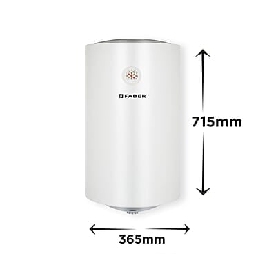 Faber Jazz Elite 35L Vertical Storage Water Geyser Heating Indicator Titanium Glassline Coated Tank 2000W Faber Jazz Elite 35L Vertical Storage Water Geyser Heating Indicator Titanium Glassline Coated Tank 2000W