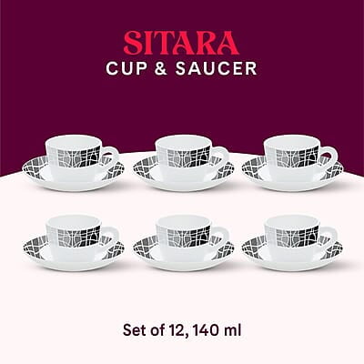 BOROSIL 10CL MUG SET- 4PC 100 ML