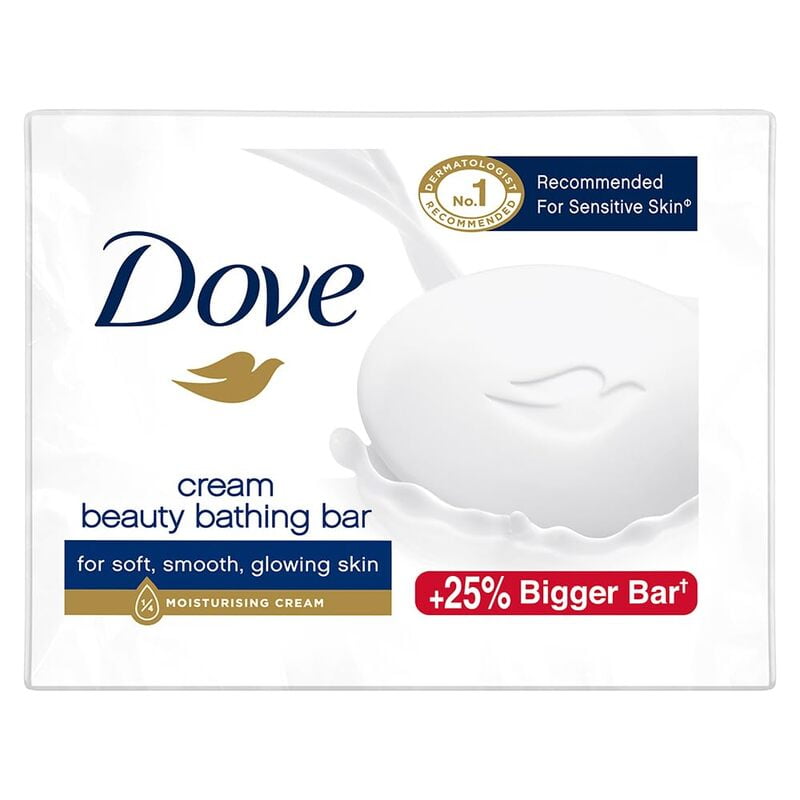 Dove Cream Beauty Bathing Bar, 125 g Dove Cream Beauty Bathing Bar, 125 g